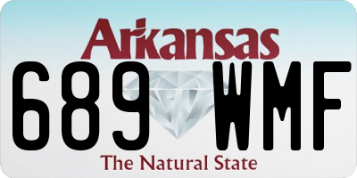 AR license plate 689WMF