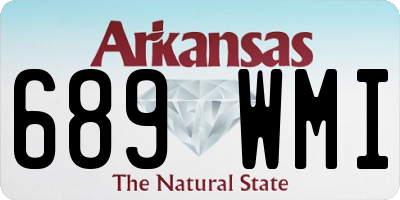 AR license plate 689WMI