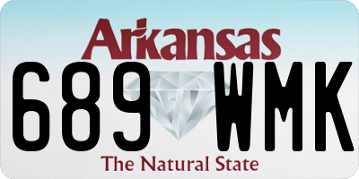 AR license plate 689WMK