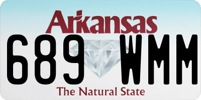 AR license plate 689WMM