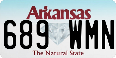 AR license plate 689WMN