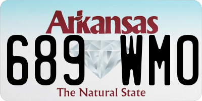AR license plate 689WMO