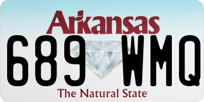 AR license plate 689WMQ