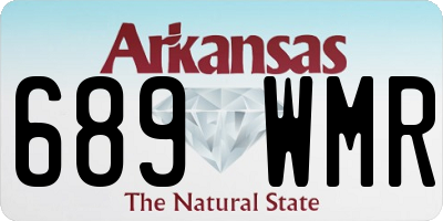 AR license plate 689WMR