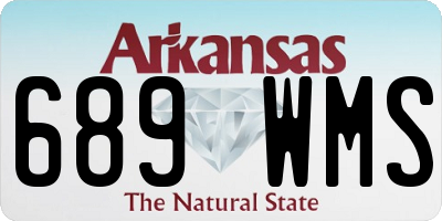 AR license plate 689WMS