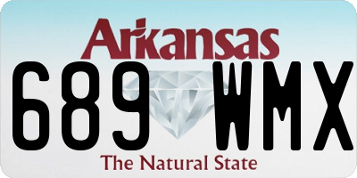 AR license plate 689WMX
