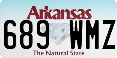 AR license plate 689WMZ
