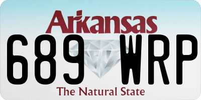 AR license plate 689WRP