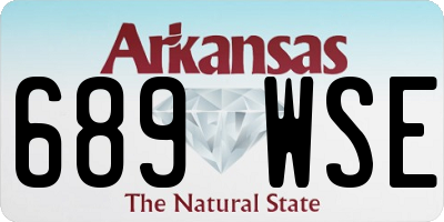 AR license plate 689WSE
