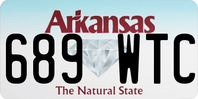 AR license plate 689WTC