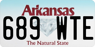 AR license plate 689WTE