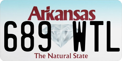 AR license plate 689WTL