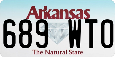 AR license plate 689WTO