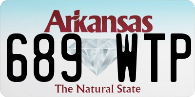AR license plate 689WTP