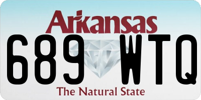 AR license plate 689WTQ