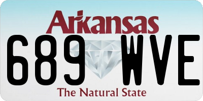 AR license plate 689WVE