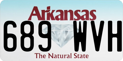 AR license plate 689WVH