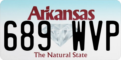 AR license plate 689WVP