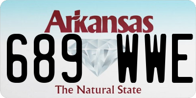 AR license plate 689WWE