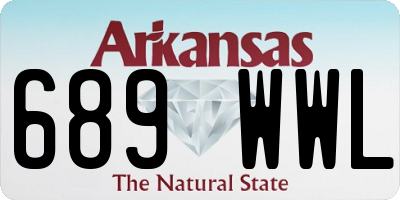 AR license plate 689WWL