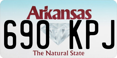 AR license plate 690KPJ