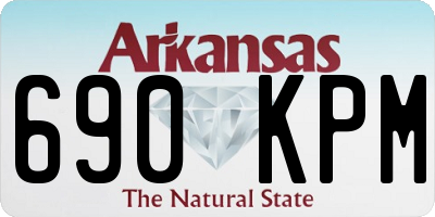 AR license plate 690KPM