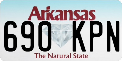 AR license plate 690KPN