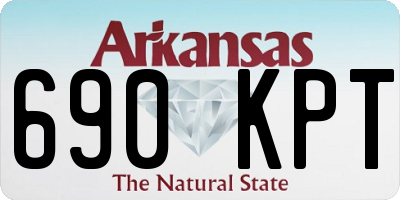 AR license plate 690KPT