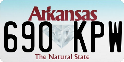 AR license plate 690KPW