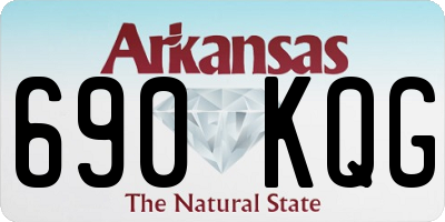 AR license plate 690KQG