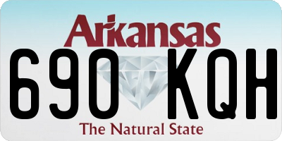 AR license plate 690KQH