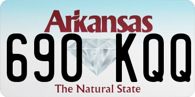 AR license plate 690KQQ