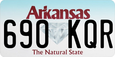AR license plate 690KQR