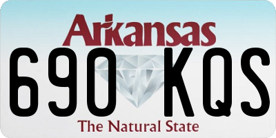 AR license plate 690KQS