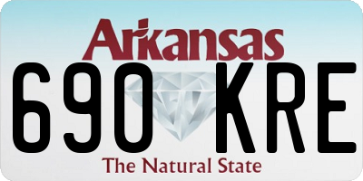AR license plate 690KRE