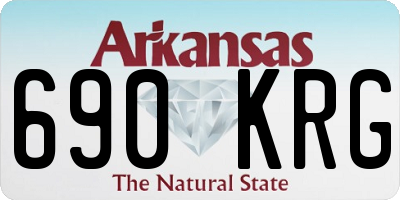 AR license plate 690KRG