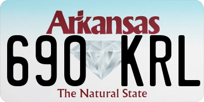AR license plate 690KRL