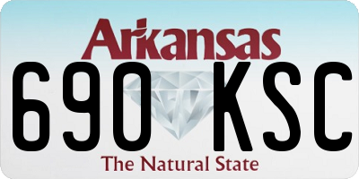 AR license plate 690KSC