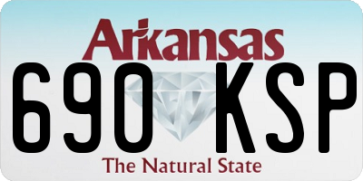 AR license plate 690KSP