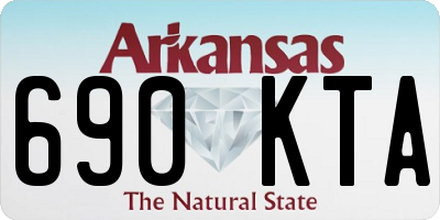 AR license plate 690KTA