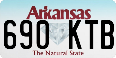 AR license plate 690KTB