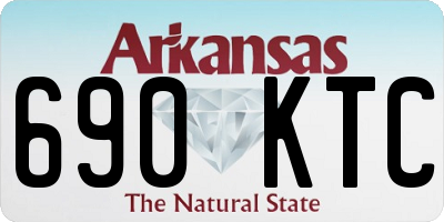 AR license plate 690KTC