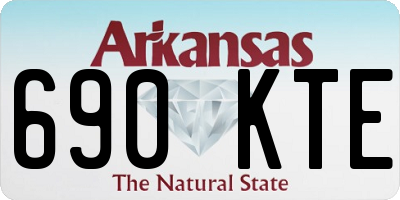 AR license plate 690KTE