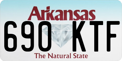 AR license plate 690KTF