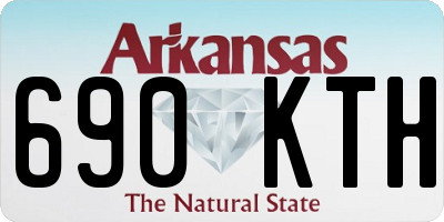 AR license plate 690KTH