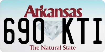 AR license plate 690KTI