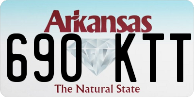 AR license plate 690KTT