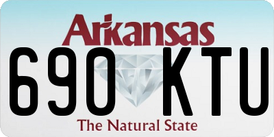 AR license plate 690KTU