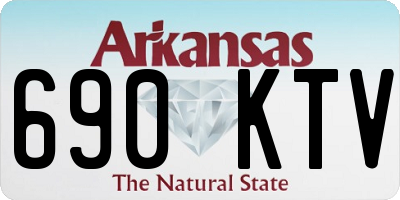 AR license plate 690KTV