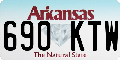 AR license plate 690KTW